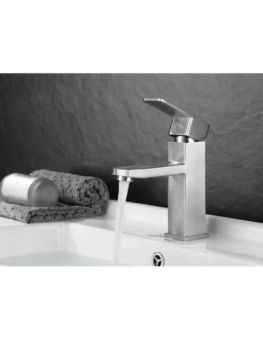 Смеситель для умывальника Wezer PRO1-02 из нержавеющей стали