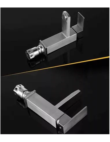 Змішувач для умивальника Wezer PRO1-02 з нержавіючої сталі