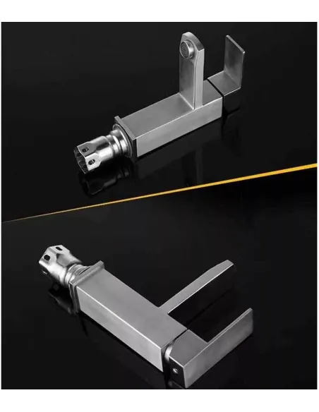 Змішувач для умивальника Wezer PRO1-02 з нержавіючої сталі