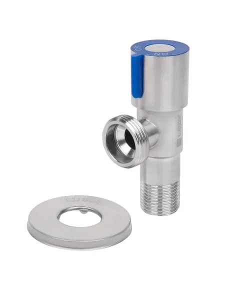 Приборный кран Wezer SOL22B-18-BLUE, 0,5 х 0,75 дюйма Приборный кран Wezer SOL22B-18-BLUE, 0,5 х 0,75 дюйма