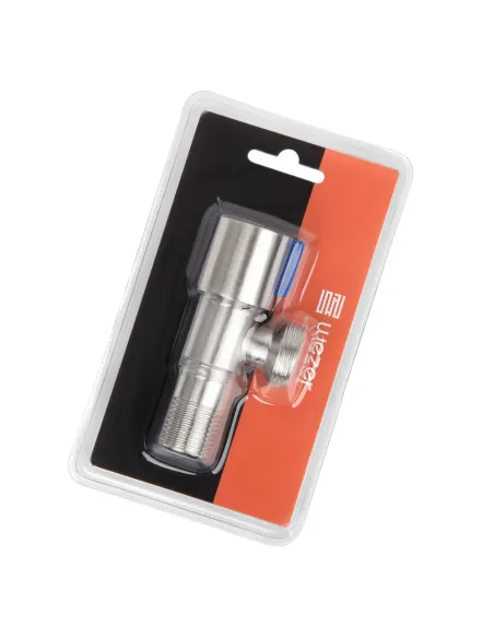 Приборный кран Wezer SOL22B-18-BLUE, 0,5 х 0,75 дюйма Приборный кран Wezer SOL22B-18-BLUE, 0,5 х 0,75 дюйма