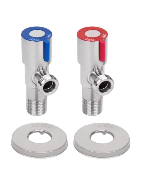 Приборный кран Wezer SOL22А-18-TWIN, 0,5 х 0,5 дюйма