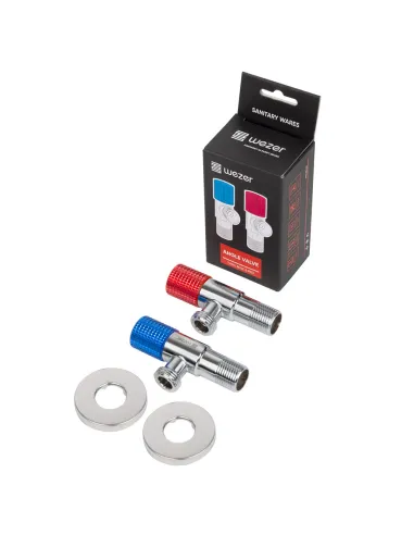 Приборный кран Wezer SOL22A-17-TWIN, 0,5 х 0,5 дюйма