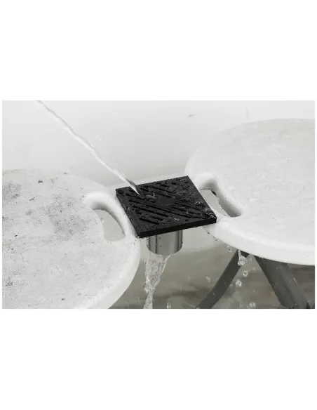 Каналізаційний трап Gappo G81050-6, латунь, чорний