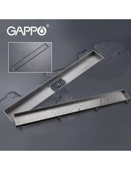 Душевой трап Gappo G87007-4, 70 х 700 мм, нержавеющая сталь
