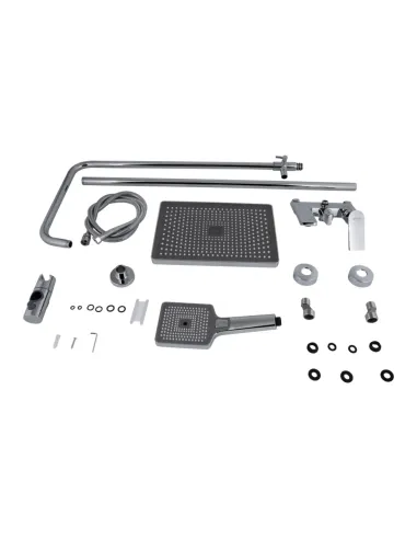 Душевая система Q-tap Aries QTARI111CRM45560 Chrome с изливом