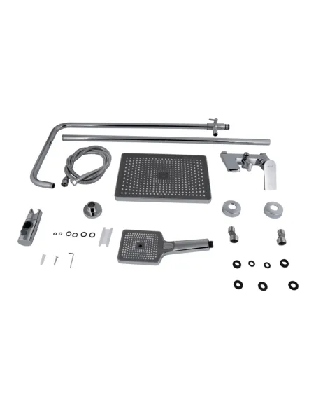 Душевая система Q-tap Aries QTARI111CRM45560 Chrome с изливом