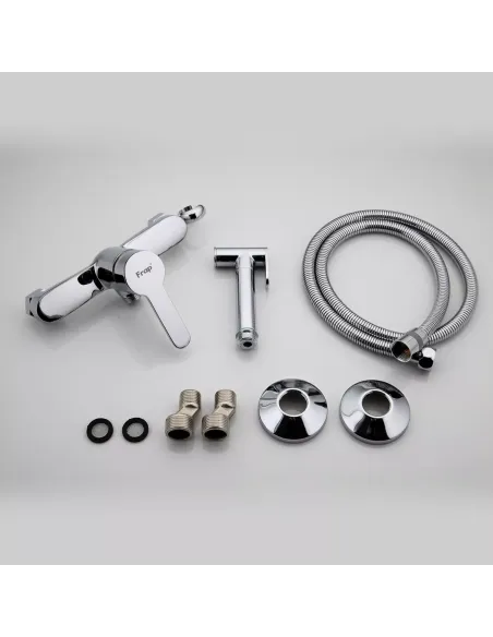 Змішувач для біде Frap F2041, з гігієнічним душем, хром