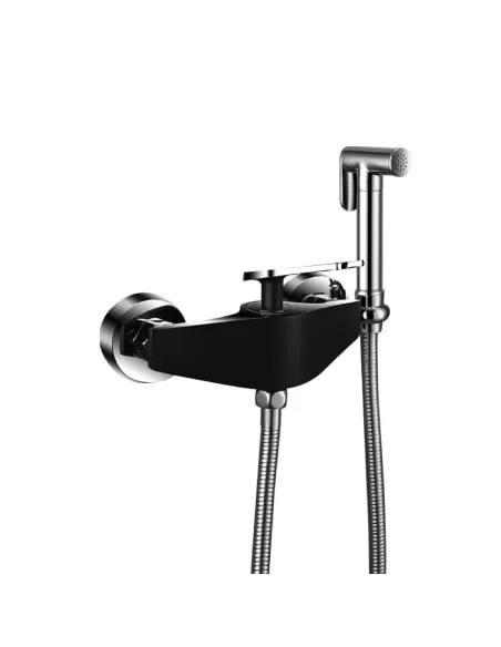 Смеситель для биде Frap F2057, с гигиеническим душем, черный хром