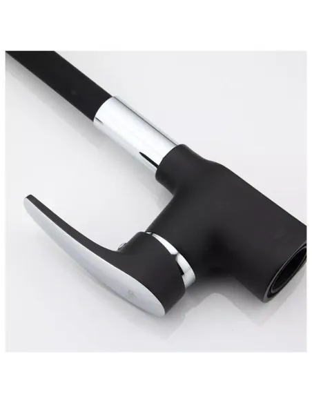 Смеситель для кухни Frap F4448 с гибким изливом, черный хром