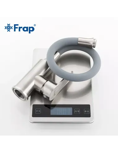 Смеситель для кухни Frap F4448 с гибким изливом, сатин