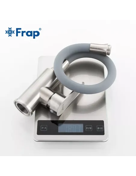 Смеситель для кухни Frap F4448 с гибким изливом, сатин