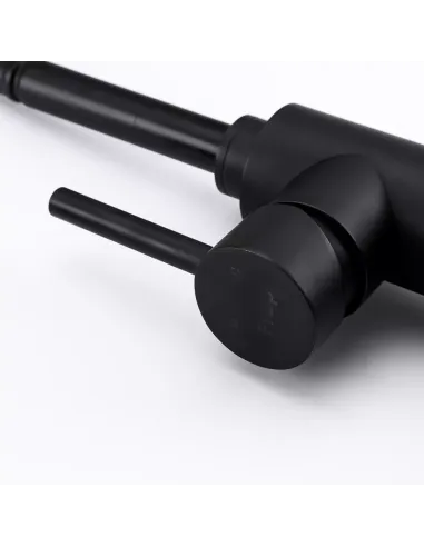 Смеситель для кухни Frap F40993-6 с гибким изливом, 2 режима, черный