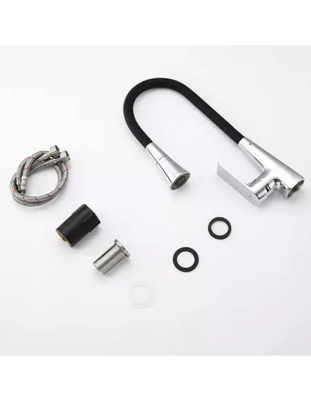 Смеситель для кухни Frap F4471 с гибким изливом