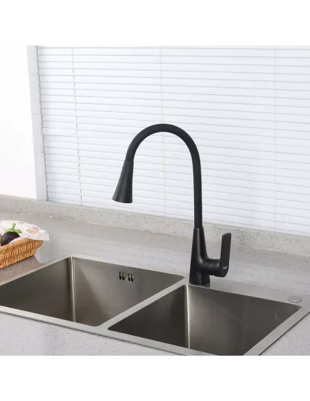 Смеситель для кухни Frap F4471-6 с гибким изливом