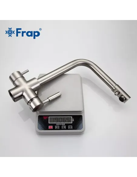 Смеситель для кухни Frap F4352-5 с подключением к фильтру, сатин
