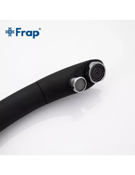 Смеситель для кухни Frap F4399-7 с подключением к фильтру, черный