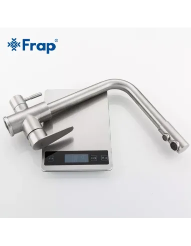 Смеситель для кухни Frap F4348 с подключением к фильтру, сатин