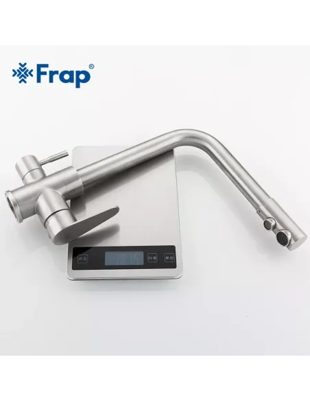 Смеситель для кухни Frap F4348 с подключением к фильтру, сатин