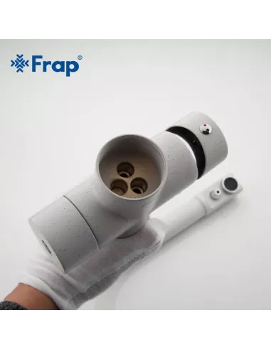 Змішувач для кухні Frap F4352-8 із підключенням до фільтру, білий