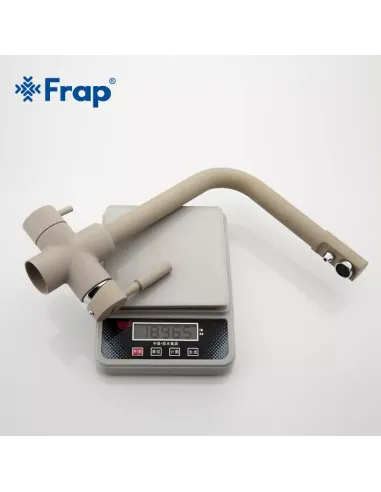 Смеситель для кухни Frap F4352-20 с подключением к фильтру, бежевий