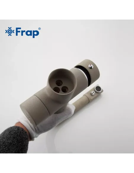 Смеситель для кухни Frap F4352-20 с подключением к фильтру, бежевий