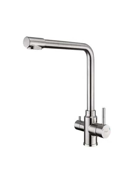 Смеситель для кухни Frap F43899-1 с подключением к фильтру, сатин