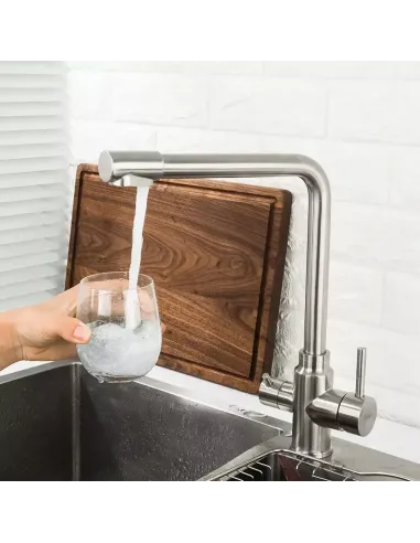 Змішувач для кухні Frap F43899-1 з підключенням до фільтра, сатин