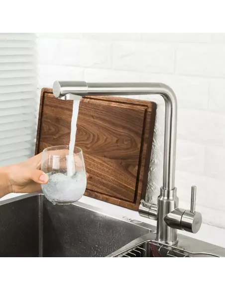 Змішувач для кухні Frap F43899-1 з підключенням до фільтра, сатин