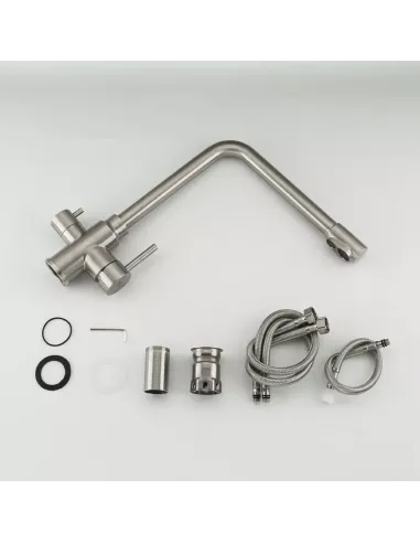 Змішувач для кухні Frap F43899-1 з підключенням до фільтра, сатин