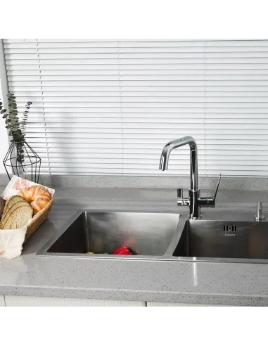 Смеситель для кухни Frap F4361 с подключением к фильтру, хром