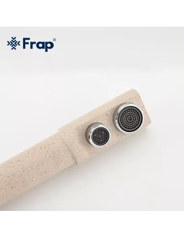 Смеситель для кухни Frap F4352-23 с подключением к фильтру, бежевий