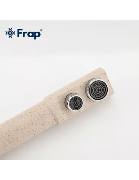 Смеситель для кухни Frap F4352-23 с подключением к фильтру, бежевий