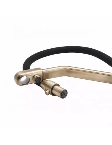 Смеситель для кухни Frap F4374-4 с подключением к фильтру, с гибким изливом, черный бронза