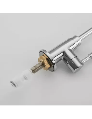 Монокран для умивальника Frap F1052-10, хром, для фільтра