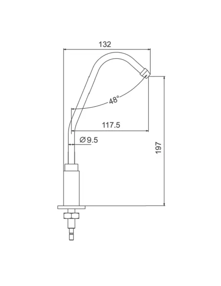 Монокран для умывальника Frap F1052-10, хром, для фильтра