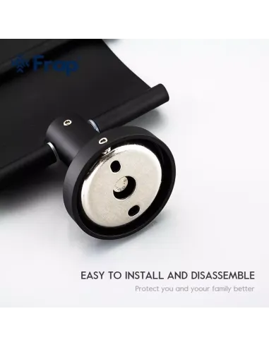 Держатель для туалетной бумаги Frap F30203, черный