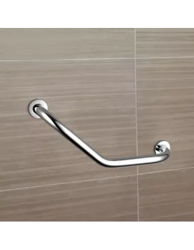 Поручень для ванни вигнутий Frap F1717, хром, 450 мм