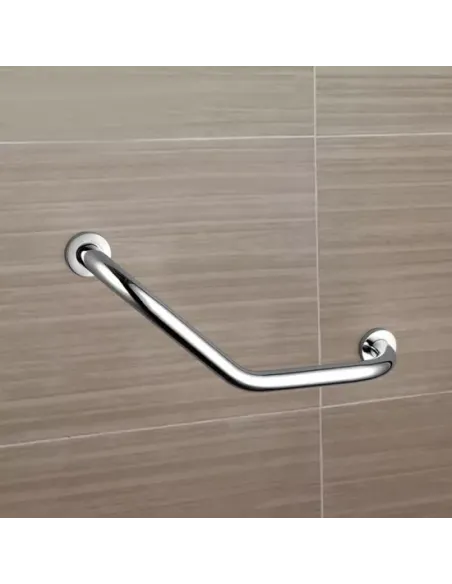 Поручень для ванни вигнутий Frap F1717, хром, 450 мм
