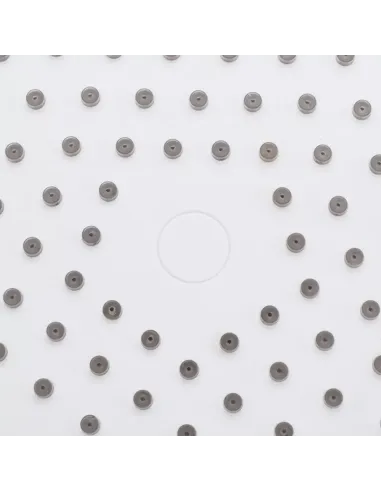 Лейка тропический душ Frap F015-25, 250 мм, круглая, белый хром