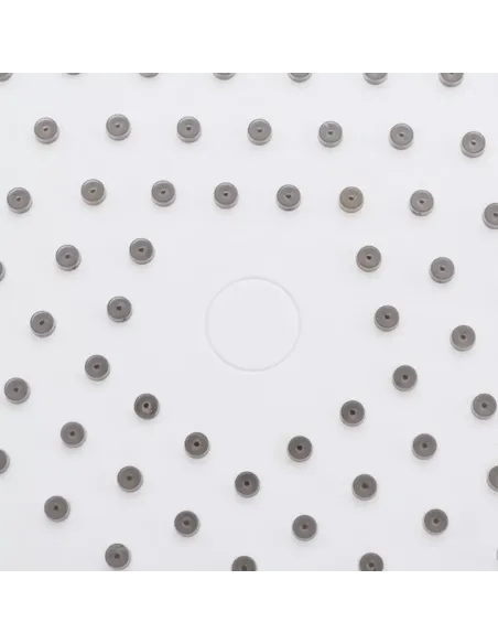 Лейка тропический душ Frap F015-25, 250 мм, круглая, белый хром