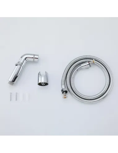 Набір для гігієнічного душу Frap F021, зі змішувачем, хром
