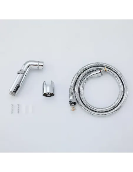 Набір для гігієнічного душу Frap F021, зі змішувачем, хром