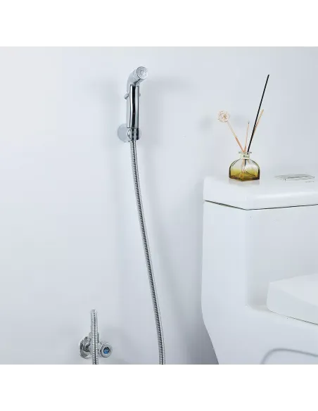 Набір для гігієнічного душу Frap F021, зі змішувачем, хром