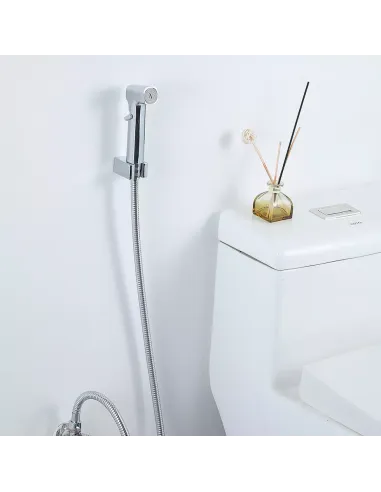 Набор для гигиенического душа Frap F022, со смесителем, хром