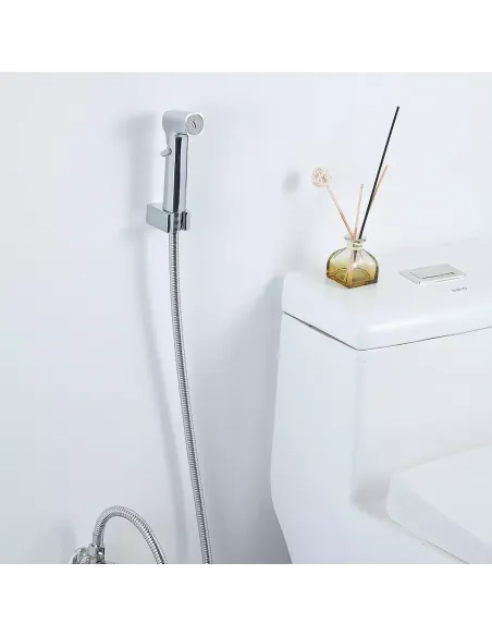 Набор для гигиенического душа Frap F022, со смесителем, хром