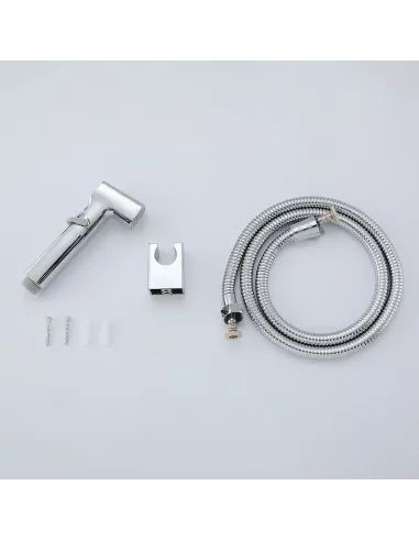 Набор для гигиенического душа Frap F022, со смесителем, хром