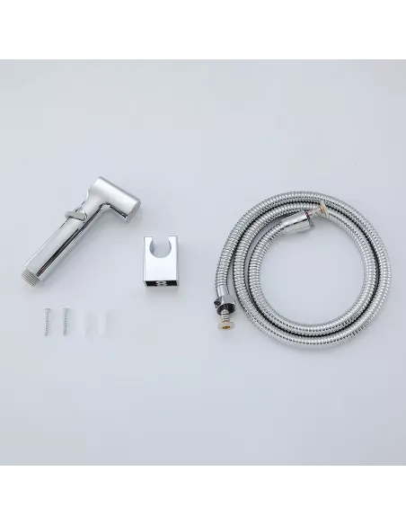 Набор для гигиенического душа Frap F022, со смесителем, хром