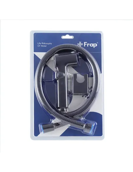 Набір для душу гігієнічного Frap F022-6, зі змішувачем, чорний