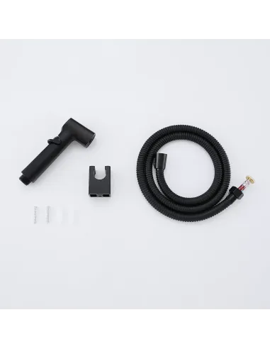 Набор для гигиенического душа Frap F022-6, со смесителем, черный